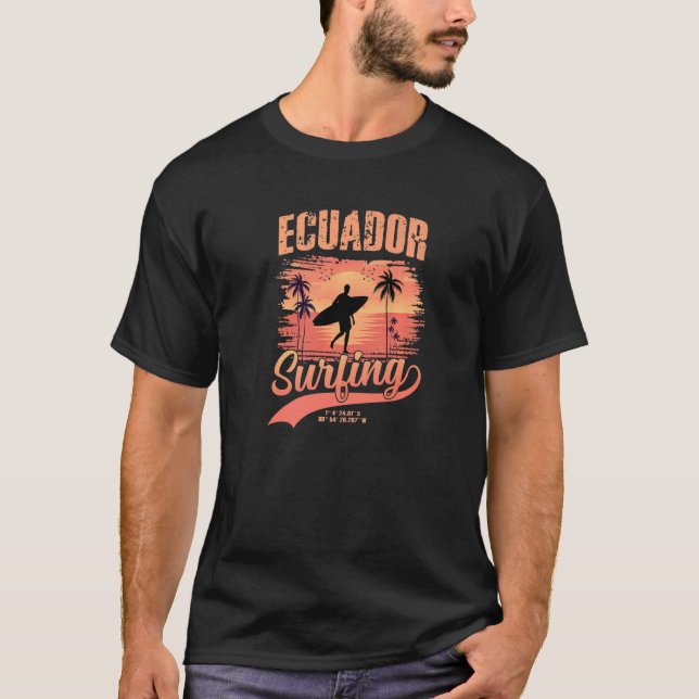 Camiseta Surfing Ecuador (Anverso)