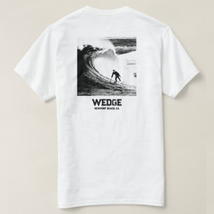 Camiseta Surfing el WEDGE, Newport Beach, Ca