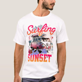 Camiseta Surfing En La Sunset