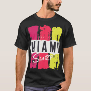 Camiseta Surfing En Miami Para Hombres Y Mujeres
