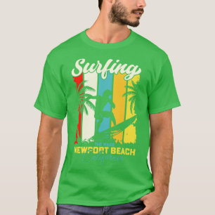 Camiseta Surfing En Wedge Newport Beach California