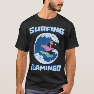 Camiseta Surfing Flamingo Guay Surfboard Surfing Fl