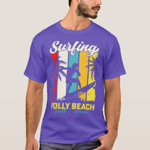 Camiseta Surfing Folly Beach South olina
