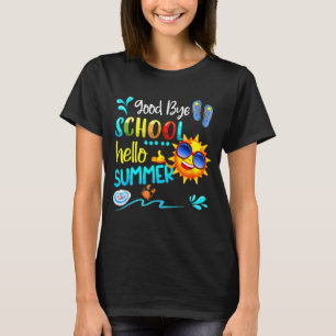Camiseta Surfing Good Bye School Hello Summer Del Último Dí