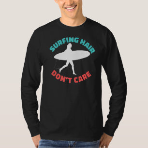 Camiseta Surfing Hair No Le Importa Wake Surfer