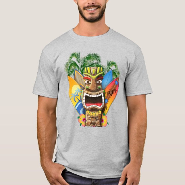 Camiseta Surfing Hawai Tiki (Anverso)