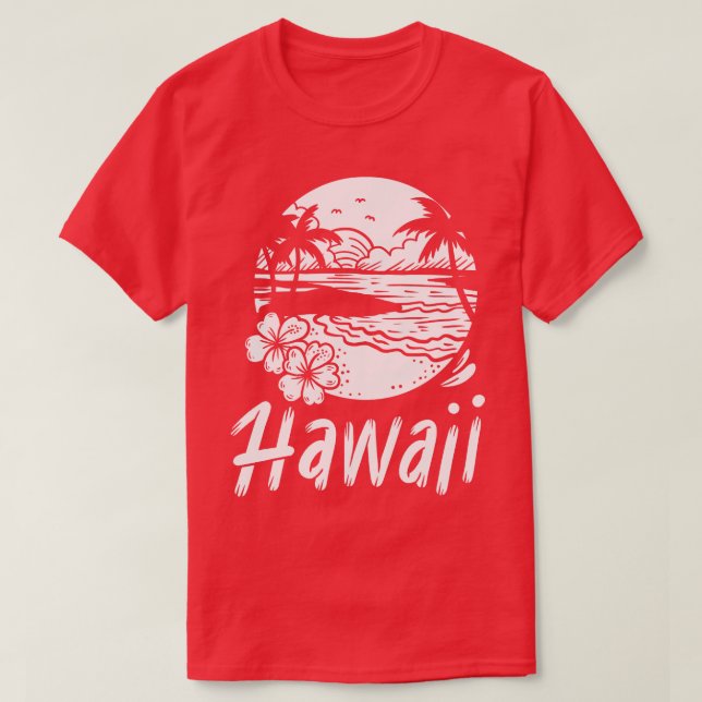 Camiseta Surfing Hawaii Aloha 1 (Diseño del anverso)