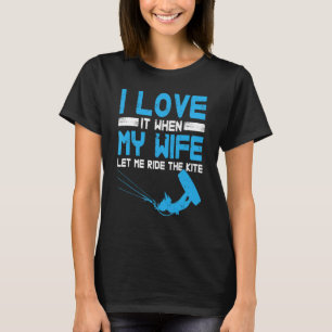 Camiseta Surfing Husband Kite Surfing Kiteboarding