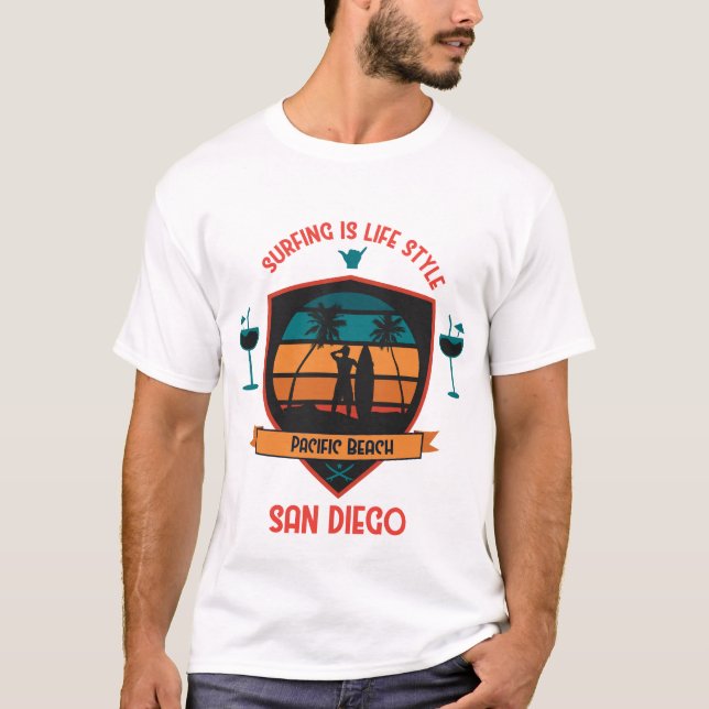 Camiseta Surfing is Life Style (Anverso)