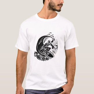 Camiseta Surfing Jesus Vintage con problemas