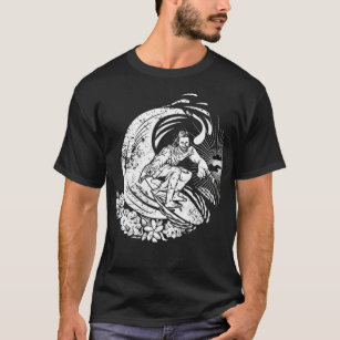 Camiseta Surfing Jesus Vintage con problemas