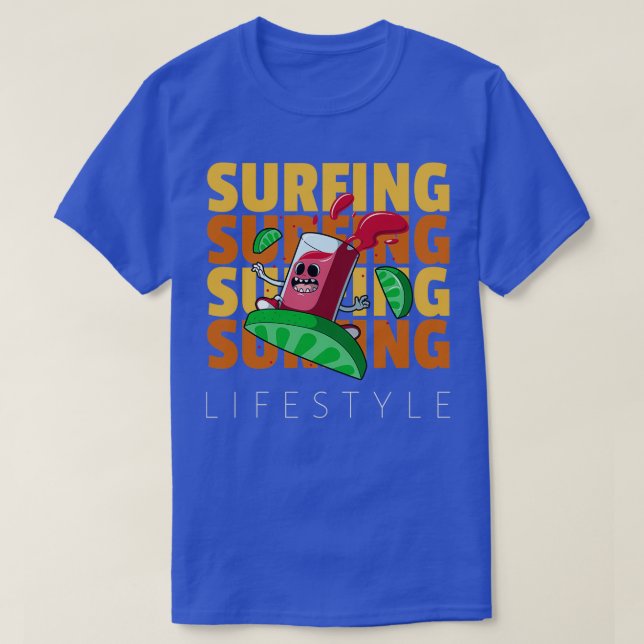 Camiseta Surfing Lifestyle (Diseño del anverso)