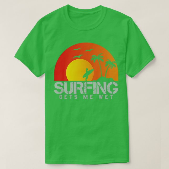 Camiseta Surfing me hace Wed (Diseño del anverso)