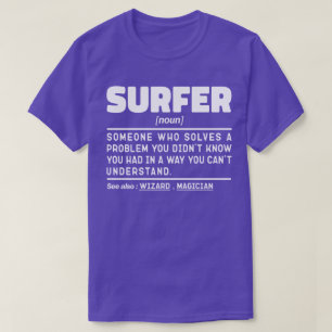 Camiseta Surfing Noun Definition Beach Surfing Water Sport