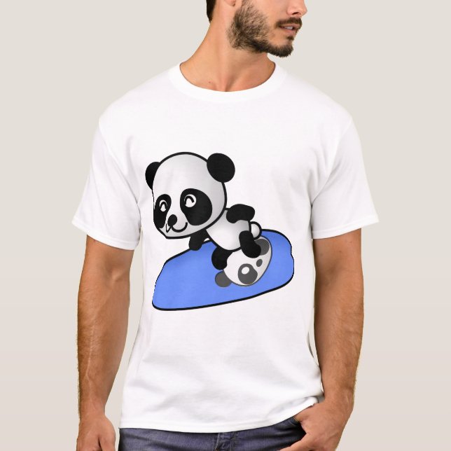 Camiseta Surfing Panda (Anverso)