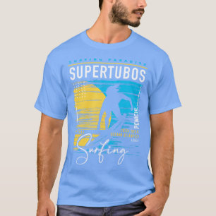 Camiseta Surfing Paradise Por Retro Supertubo
