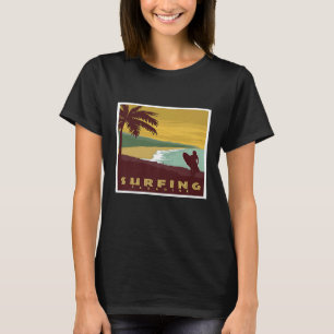 Camiseta Surfing Paradise Surf es mi Life Premium