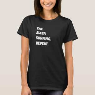 Camiseta Surfing Png Eat Sleep Sports Repetir Para Hombres 