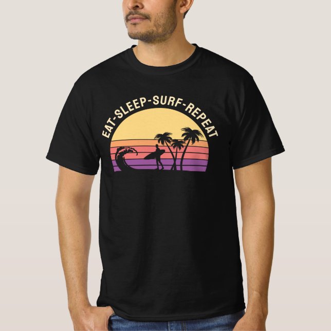 Camiseta Surfing Retro (Anverso)