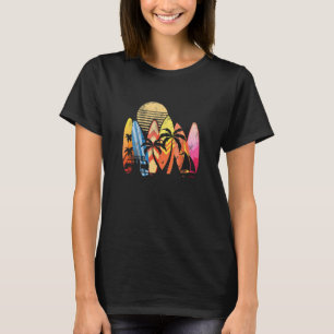 Camiseta Surfing Retro Surfing Summer Wave Surfe