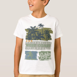 Camiseta Surfing Retro West Coast California
