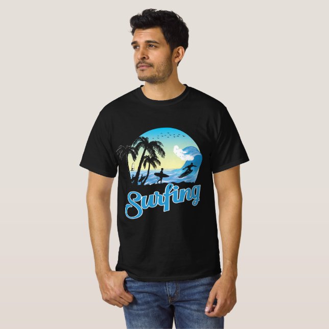 Camiseta Surfing Sea Beach (Anverso completo)