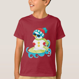 Camiseta Surfing Snowman Tee