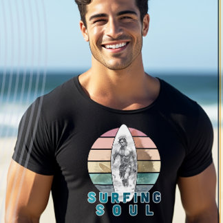 Camiseta Surfing Soul Retro Surfer Design