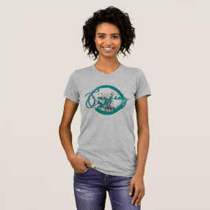 Camiseta Surfing Sport Adaptación delgada de las mujeres