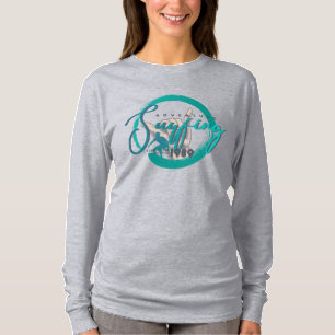 Camiseta Surfing Sport   Larga manga de las mujeres