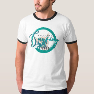 Camiseta Surfing Sport   Ringer masculino