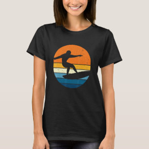 Camiseta Surfing Sports Retro Vintage Sunset Beach Surfing