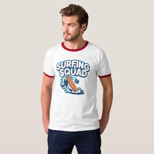 Camiseta Surfing Squad (Anverso completo)
