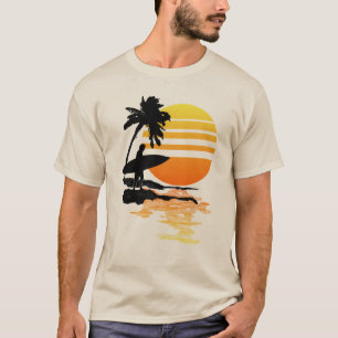 Camiseta Surfing Sunrise