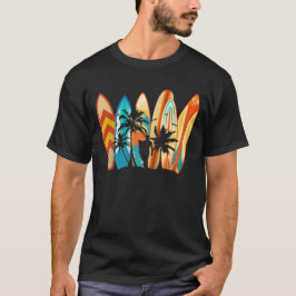 Camiseta Surfing Surboard Vintage Classic Retro