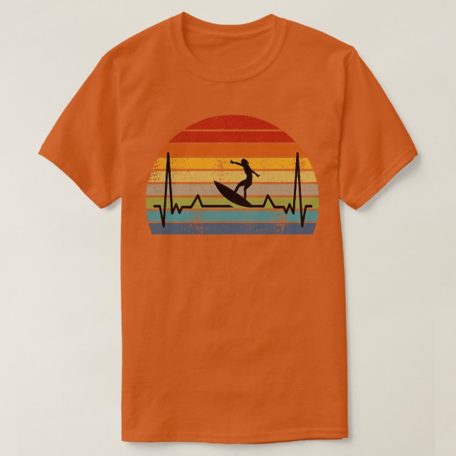 Camiseta Surfing Surf Retro (Diseño del anverso)