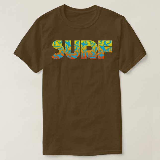 Camiseta Surfing Surfboard (Diseño del anverso)
