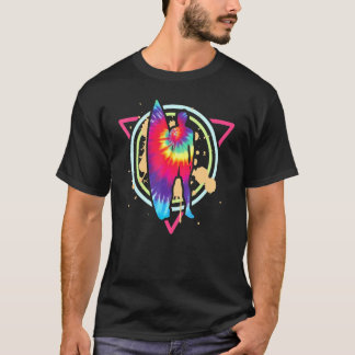 Camiseta Surfing Surfer Tie Dye Vaporwave 80s 90s