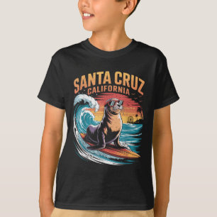 Camiseta Surfing Surfing 70 Santa Cruz California Retro de 