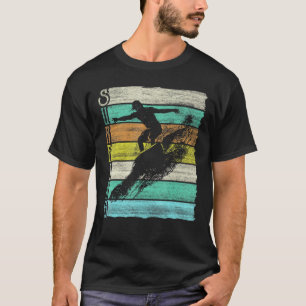 Camiseta Surfing Surfing Board Sunrise Waves Surfistas