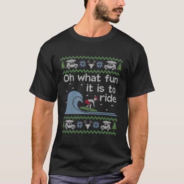 Camiseta Surfing Surfista feo (Anverso)