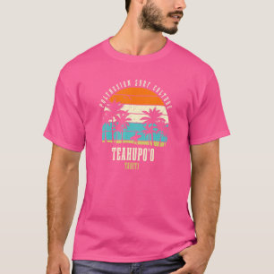 Camiseta Surfing Teahupo'o Tahiti Polynesian Surf Culture