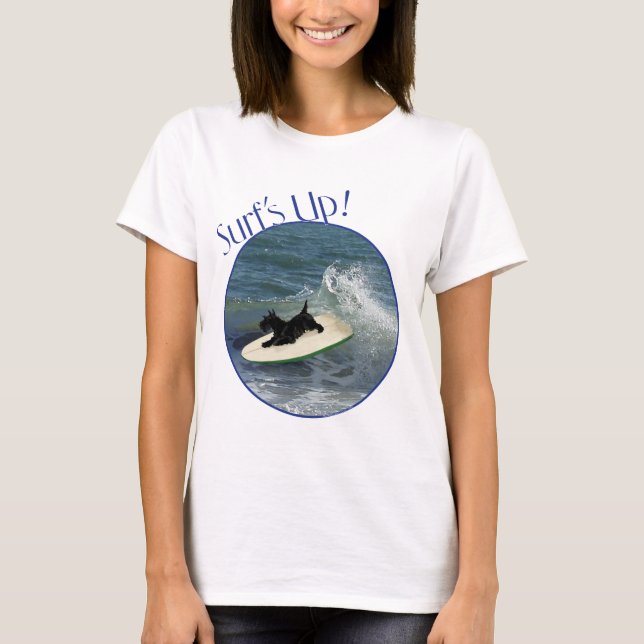 Camiseta Surfing Terrier Escocés (Anverso)