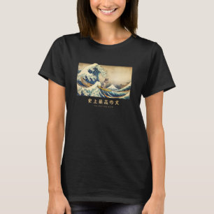 Camiseta Surfing Texas Heeler Kanagawa Wave Perro japonés