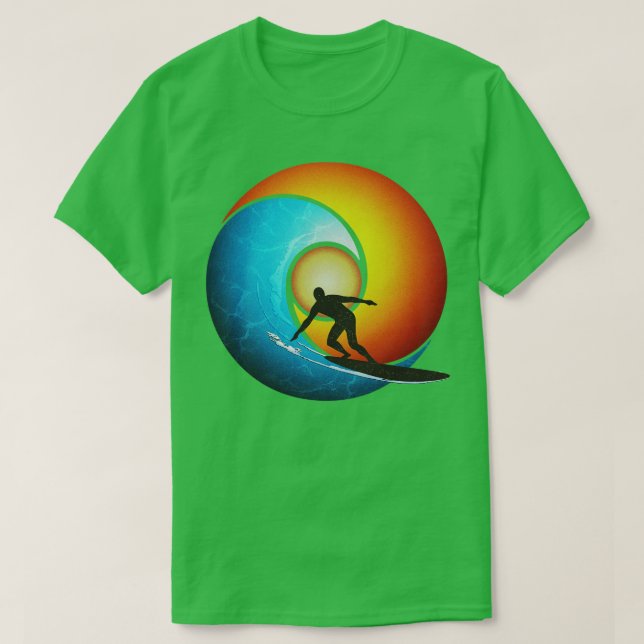 Camiseta Surfing the Endless Summer Wave v2 (Diseño del anverso)