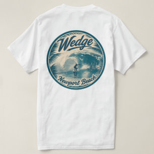 Camiseta Surfing The Wedge, Newport Beach