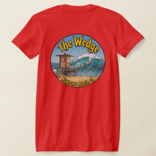 Camiseta Surfing The WEDGE - Newport Beach (Mujeres)