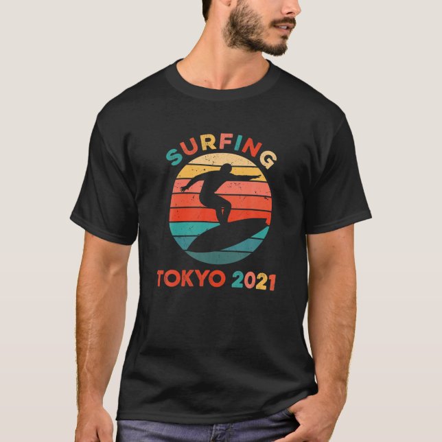 Camiseta Surfing Tokyo Games 2021 (Anverso)