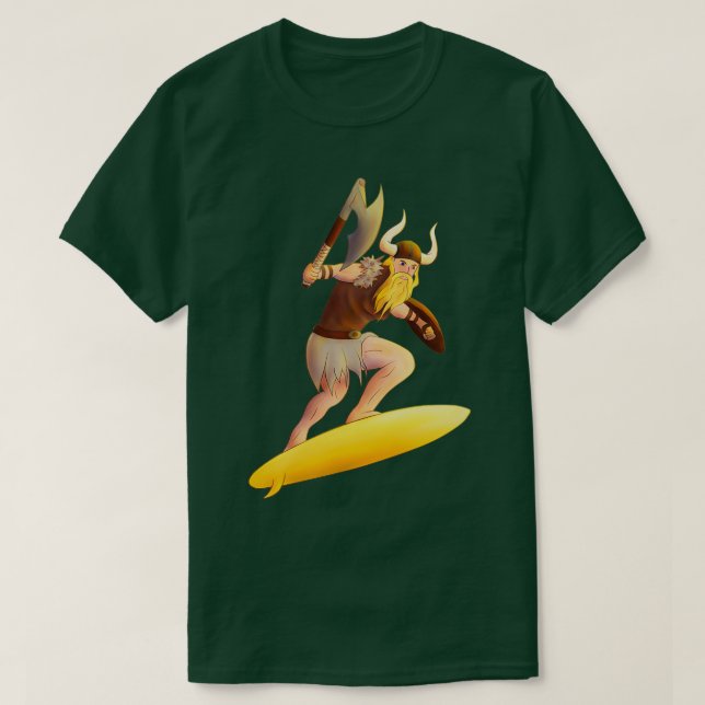 Camiseta Surfing Viking Classic (Diseño del anverso)