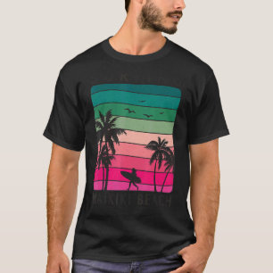 Camiseta Surfing Waikiki Beach Hawaiian Sunset Palm Tree Su